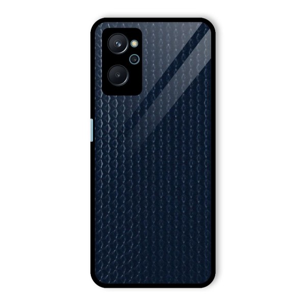 Blue Pattern Glass Back Case for Realme 9i